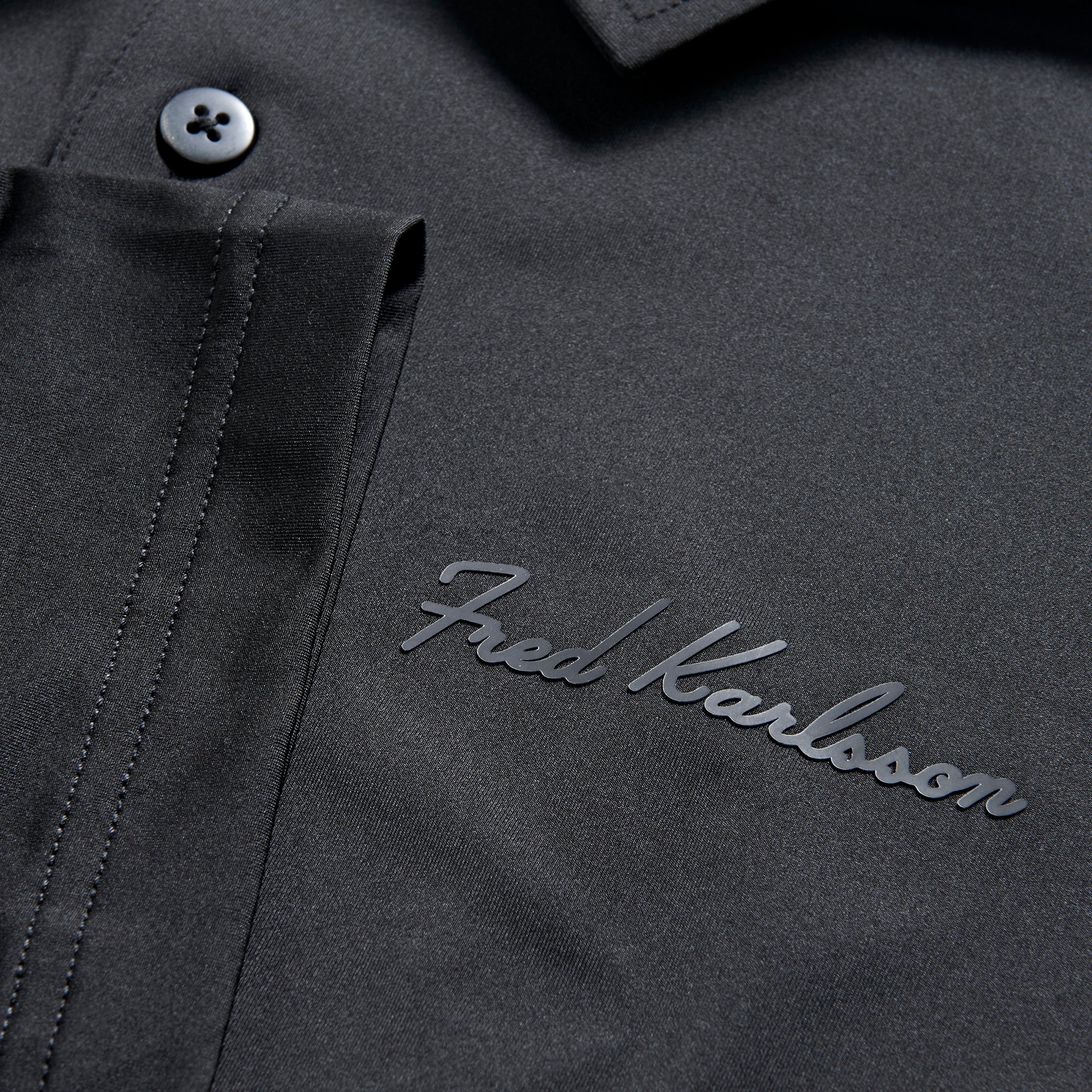 Technical Golf Polo Shirt - Carbon Black