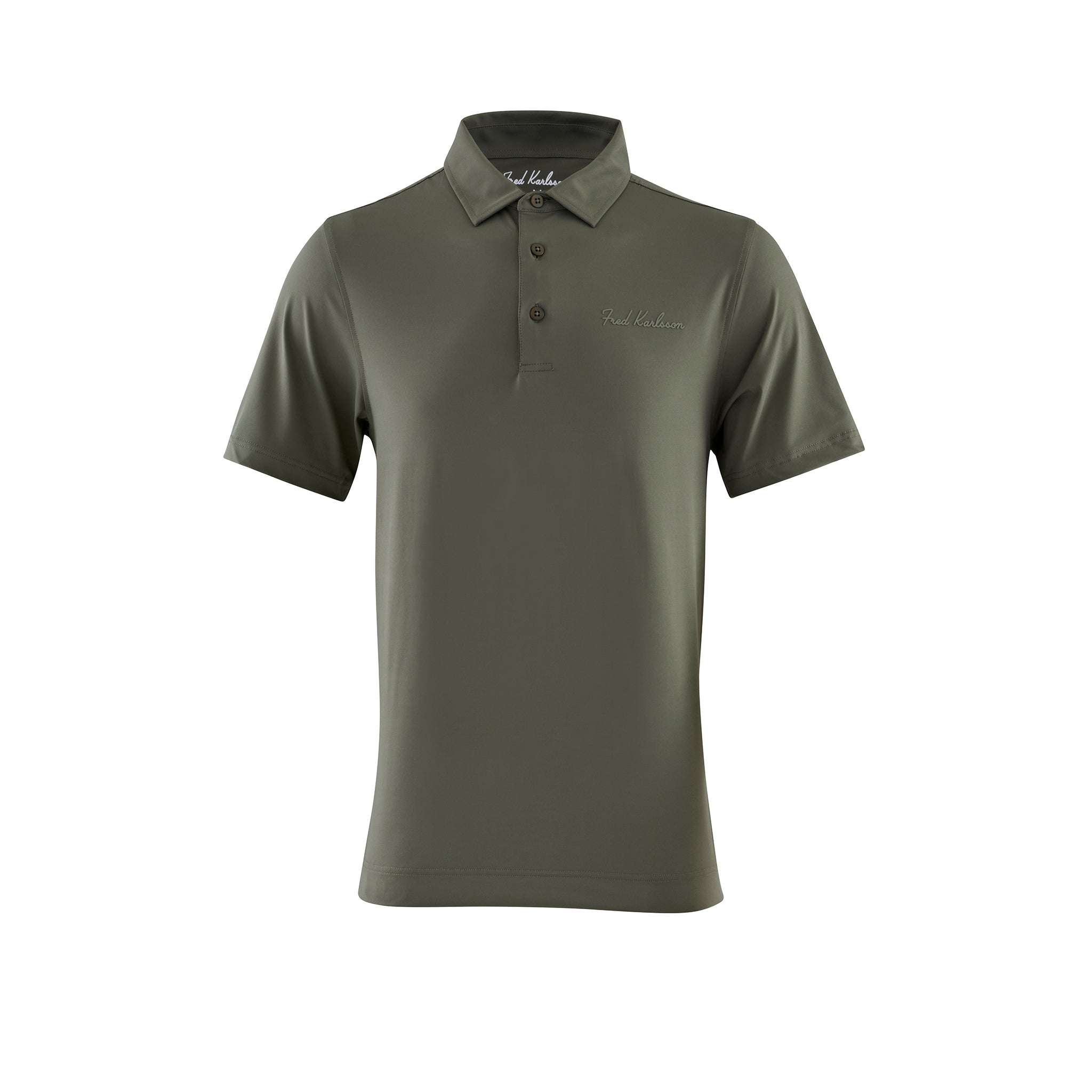 Technical Golf Polo Shirt - Moss Stone
