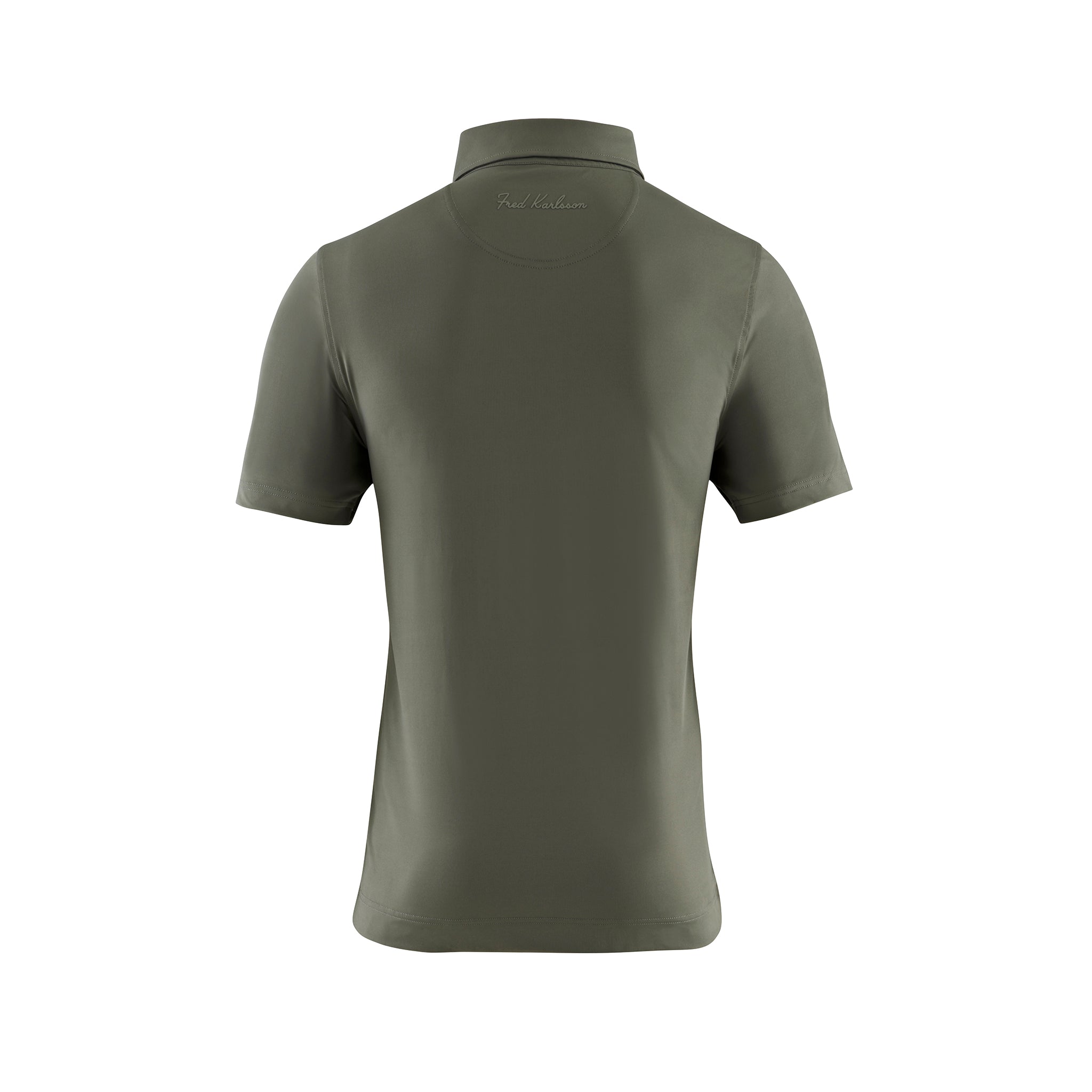Technical Golf Polo Shirt - Moss Stone