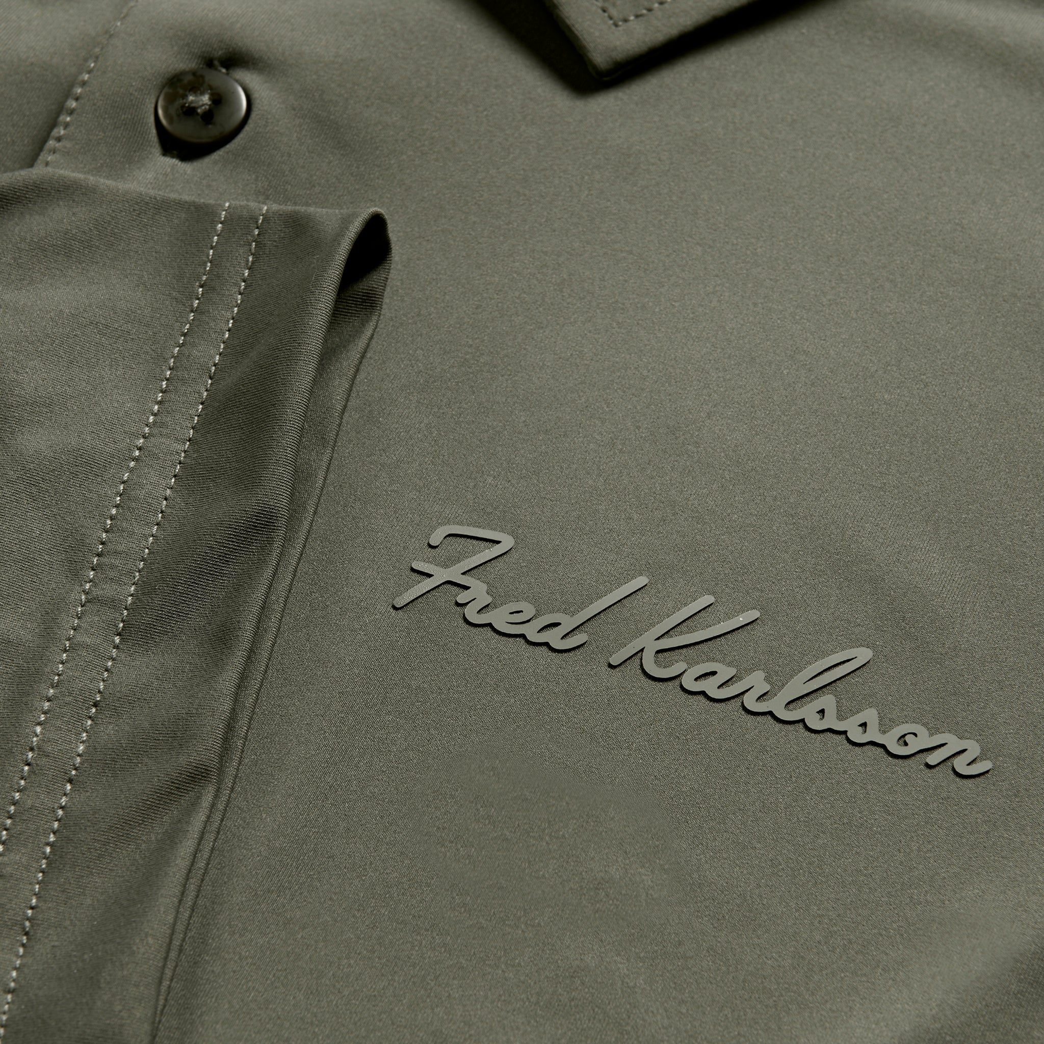 Technical Golf Polo Shirt - Moss Stone