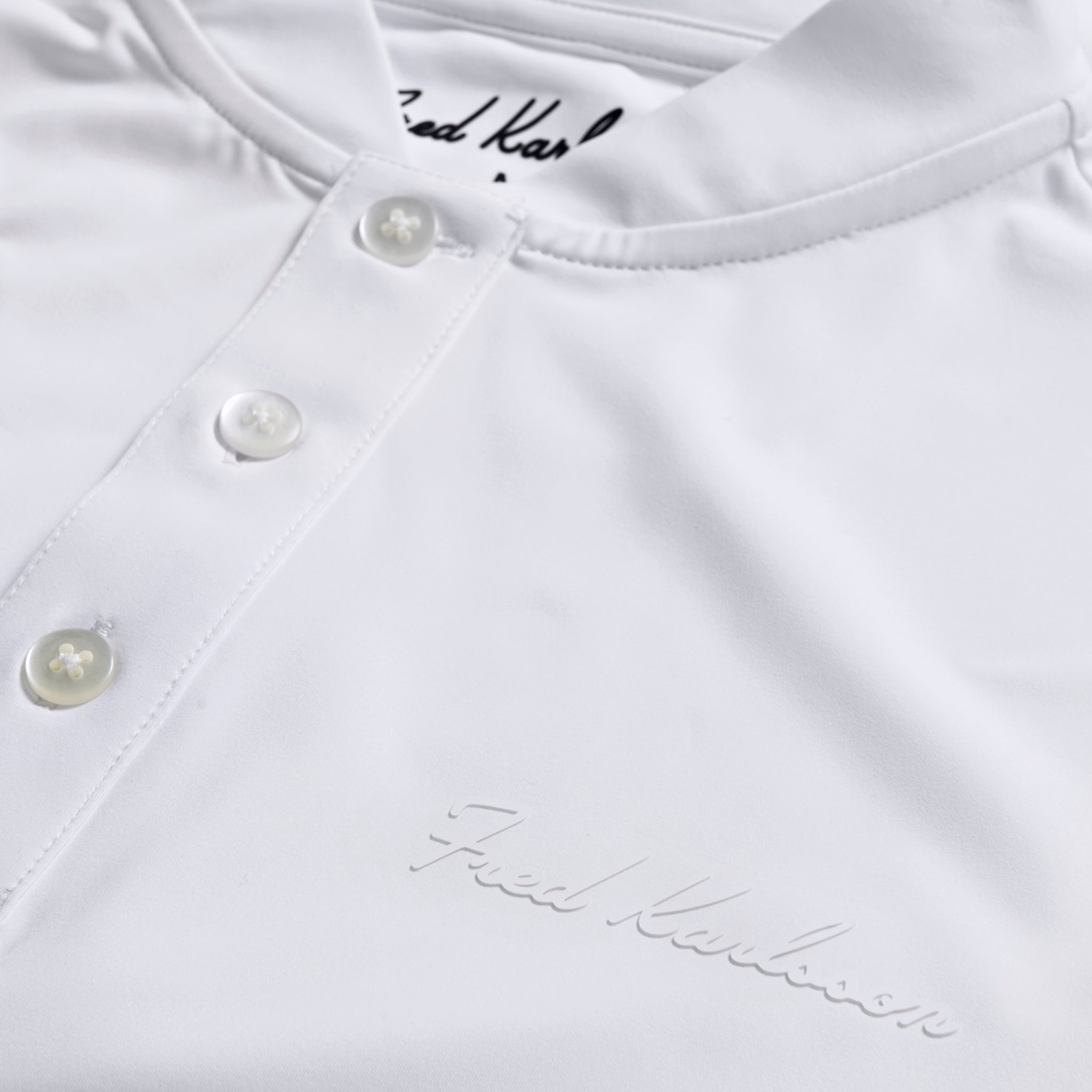 Technical Golf Blade Shirt - Clubhouse White
